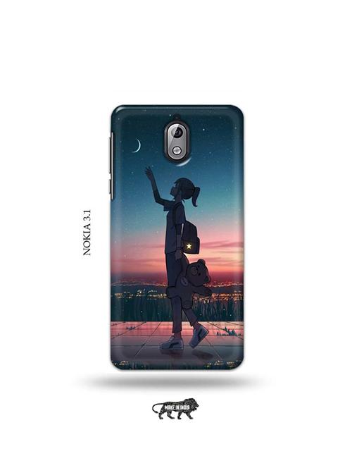 tweakymod designer printed hard case | girl keddy back cover compatible with nokia 3.1 - 19034092 - Very Small Image - 1