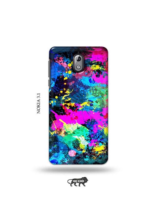 tweakymod designer printed hard case | abstract back cover compatible with nokia 3.1 - 19034109 - Very Small Image - 1