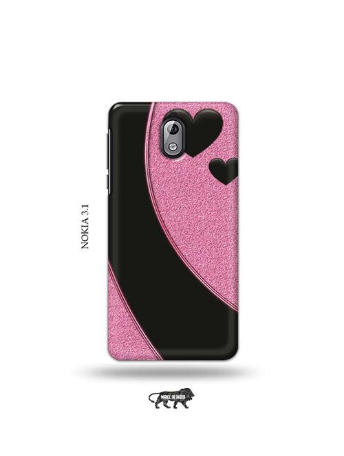 tweakymod designer printed hard case | hearts back cover compatible with nokia 3.1 - 19034129 - Very Small Image - 1