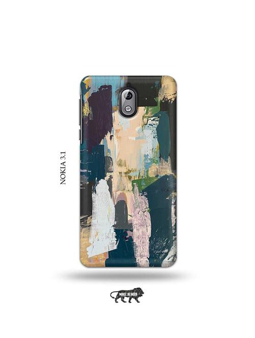 tweakymod designer printed hard case | abstract art back cover compatible with nokia 3.1 - 19034135 - Very Small Image - 1