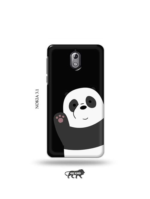 tweakymod designer printed hard case | hello panda back cover compatible with nokia 3.1 - 19034149 - Very Small Image - 1