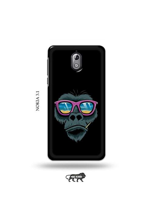 tweakymod designer printed hard case | cool ape back cover compatible with nokia 3.1 - 19034177 - Very Small Image - 1
