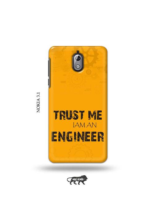 trust me i am engineer back cover compatible with nokia 3.1 - 19034200 - Very Small Image - 1