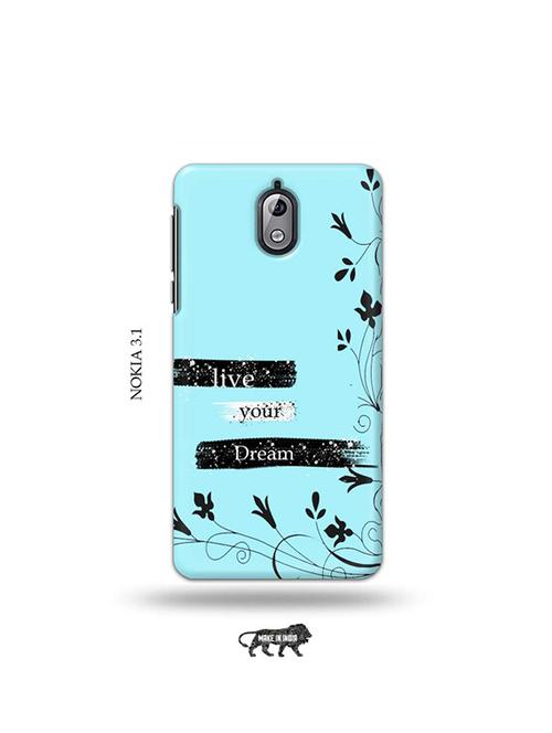 live your dream back cover compatible with nokia 3.1 - 19034217 - Very Small Image - 1