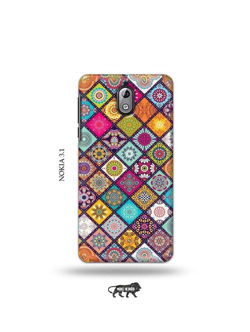 aztec mix back cover compatible with nokia 3.1 - 19034237 - Very Small Image - 1