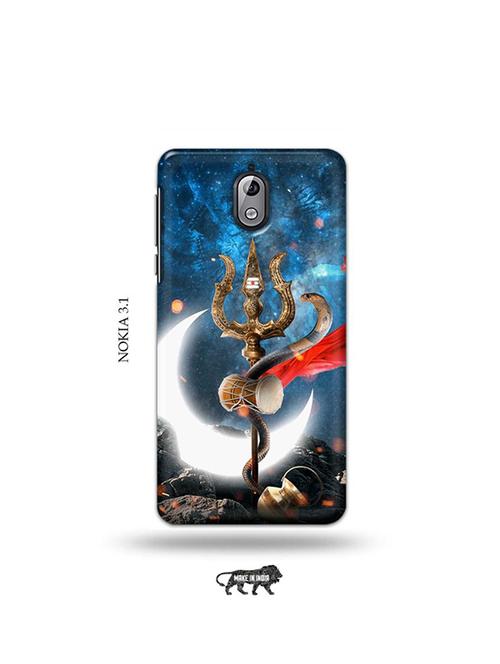 lord shiva back cover compatible with nokia 3.1 - 19034244 - Very Small Image - 1
