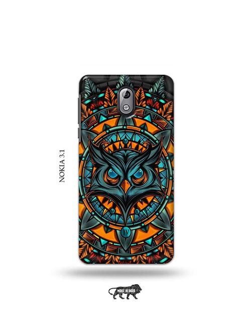 angry owl back cover compatible with nokia 3.1 - 19034286 - Very Small Image - 1