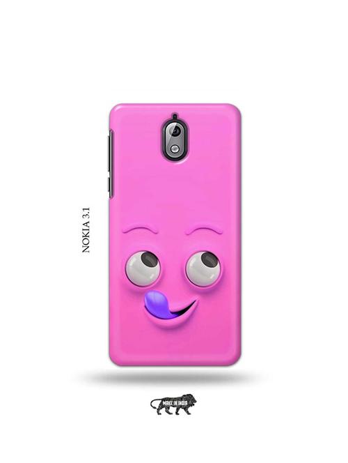 face pink back cover compatible with nokia 3.1 - 19034291 - Very Small Image - 1