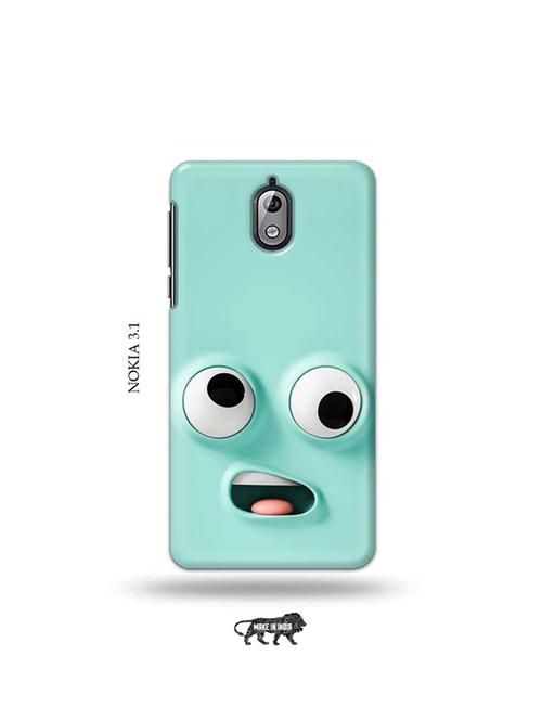 funny face emoji back cover compatible with nokia 3.1 - 19034296 - Very Small Image - 1