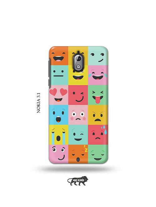 emojies back cover compatible with nokia 3.1 - 19034322 - Very Small Image - 1