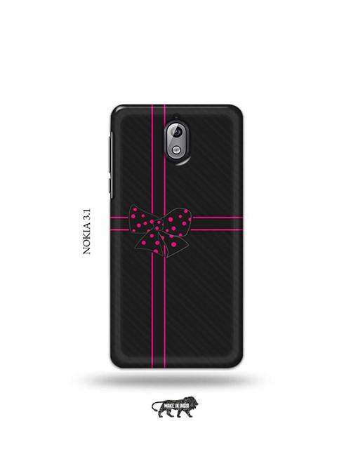 tweakymod designer printed hard case | bow tie back cover compatible with nokia 3.1 - 19034337 - Very Small Image - 1