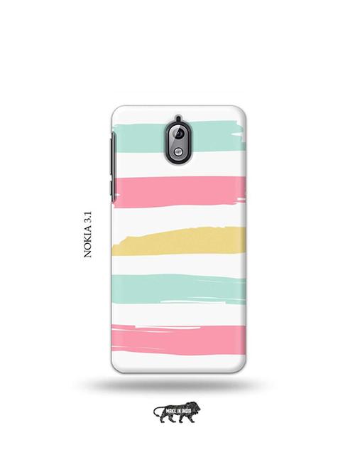 tweakymod designer printed hard case | basic colour back cover compatible with nokia 3.1 - 19034341 - Very Small Image - 1