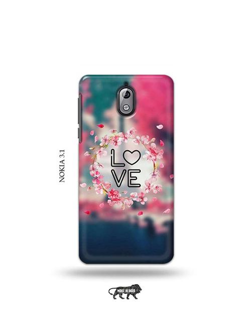 tweakymod designer printed hard case | love design back cover compatible with nokia 3.1 - 19034392 - Very Small Image - 1