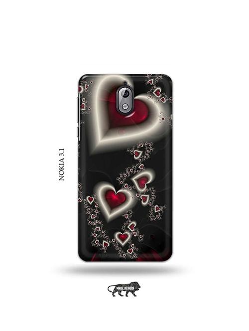 tweakymod designer printed hard case | love design back cover compatible with nokia 3.1 - 19034396 - Very Small Image - 1