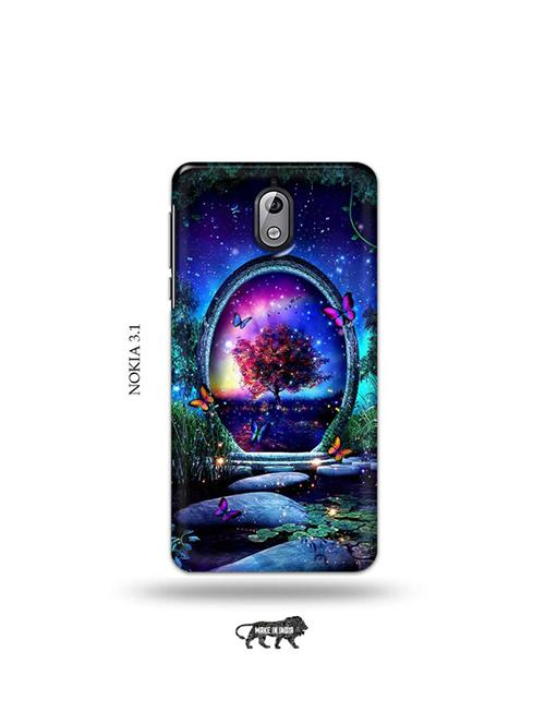 tweakymod designer printed hard case | flowers back cover compatible with nokia 3.1 - 19034432 - Very Small Image - 1