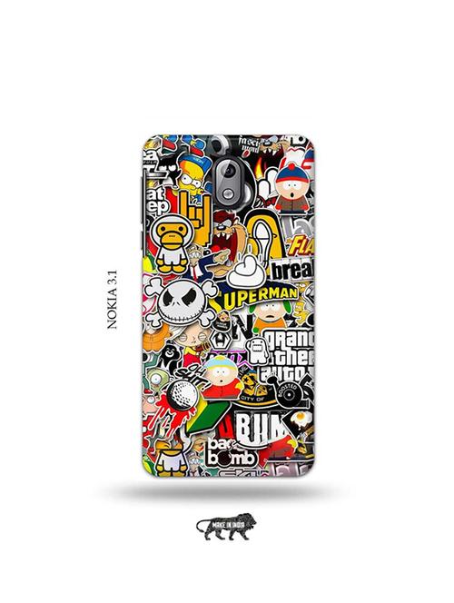 tweakymod designer printed hard case | gta dope back cover compatible with nokia 3.1 - 19034456 - Very Small Image - 1