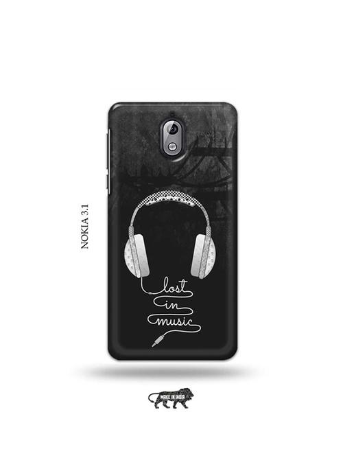 tweakymod designer printed hard case | lost in music back cover compatible with nokia 3.1 - 19034475 - Very Small Image - 1