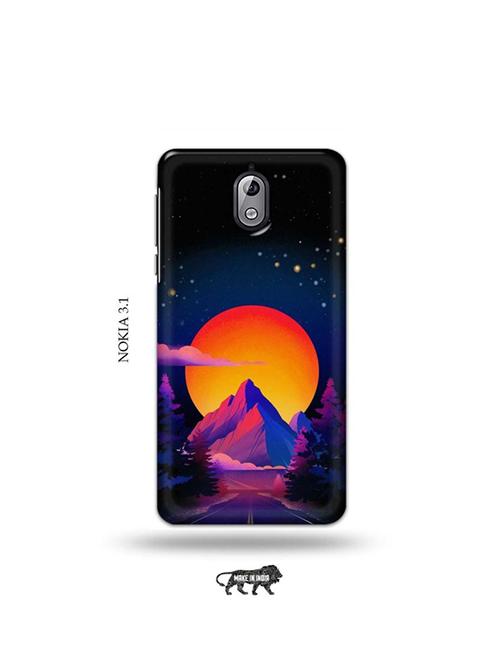 tweakymod designer printed hard case | mountain back cover compatible with nokia 3.1 - 19034486 - Very Small Image - 1