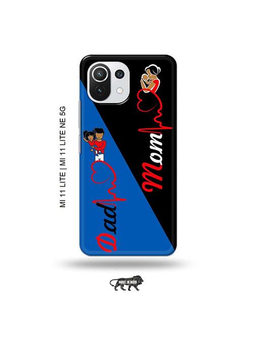 tweakymod designer printed hard case | mom dad back cover compatible with mi 11 lite, xiaomi 11 lite ne 5g - 19034497 - Very Small Image - 1