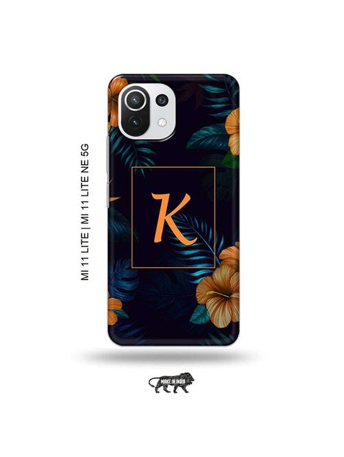 floral k back cover compatible with mi 11 lite, xiaomi 11 lite ne 5g - 19034571 - Very Small Image - 1