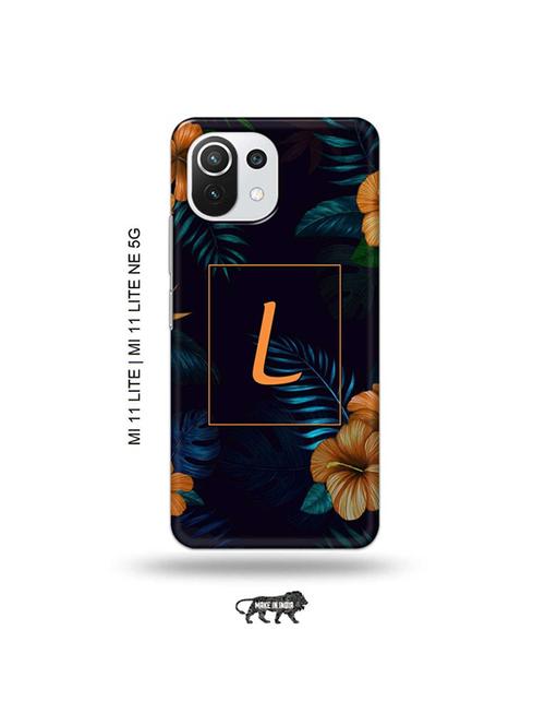 floral l back cover compatible with mi 11 lite, xiaomi 11 lite ne 5g - 19034572 - Very Small Image - 1