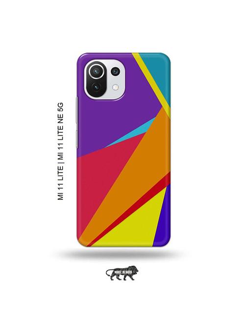 tweakymod designer printed hard case | abstract strips back cover compatible with mi 11 lite, xiaomi 11 lite ne 5g - 19034645 - Very Small Image - 1