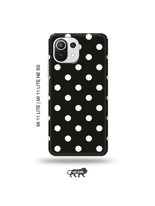 tweakymod designer printed hard case | polka dots back cover compatible with mi 11 lite, xiaomi 11 lite ne 5g - 19034647 - Very Small Image - 1