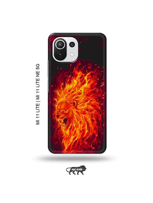 firry lion back cover compatible with mi 11 lite, xiaomi 11 lite ne 5g - 19034673 - Very Small Image - 1