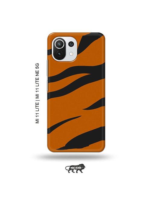 tweakymod designer printed hard case | tiger strips back cover compatible with mi 11 lite, xiaomi 11 lite ne 5g - 19034691 - Very Small Image - 1