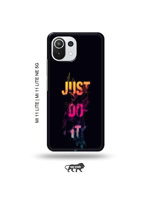 tweakymod designer printed hard case | just do it back cover compatible with mi 11 lite, xiaomi 11 lite ne 5g - 19034713 - Very Small Image - 1