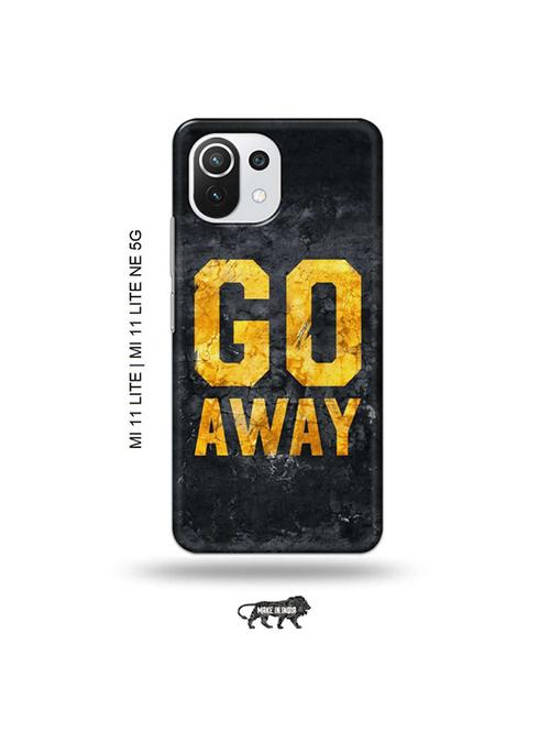 tweakymod designer printed hard case | go away back cover compatible with mi 11 lite, xiaomi 11 lite ne 5g - 19034726 - Very Small Image - 1