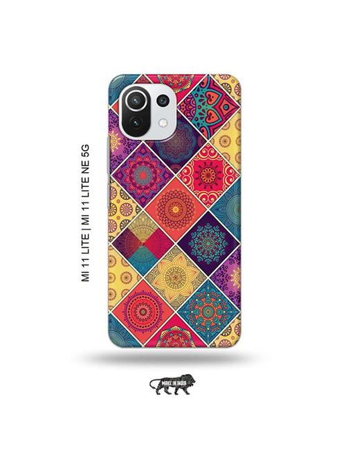 tweakymod designer printed hard case | aztec back cover compatible with mi 11 lite, xiaomi 11 lite ne 5g - 19034750 - Very Small Image - 1