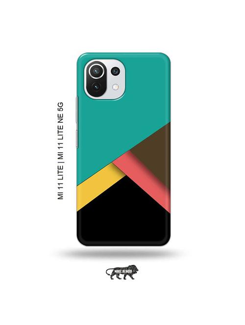 tweakymod designer printed hard case | blue strips back cover compatible with mi 11 lite, xiaomi 11 lite ne 5g - 19034754 - Very Small Image - 1