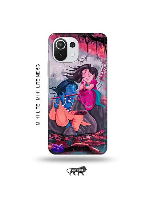 radha krishna back cover compatible with mi 11 lite, xiaomi 11 lite ne 5g - 19034768 - Very Small Image - 1
