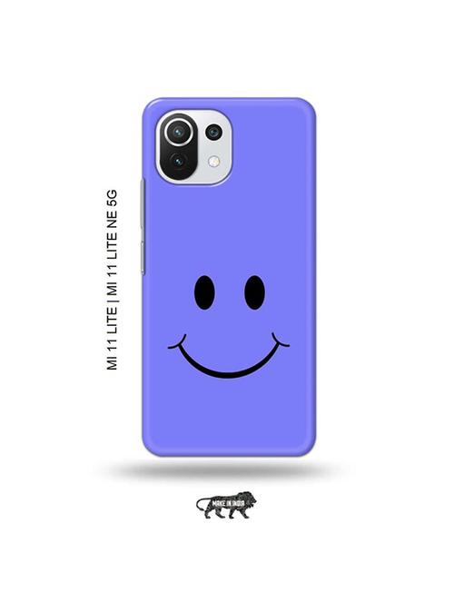 happy face back cover compatible with mi 11 lite, xiaomi 11 lite ne 5g - 19034812 - Very Small Image - 1