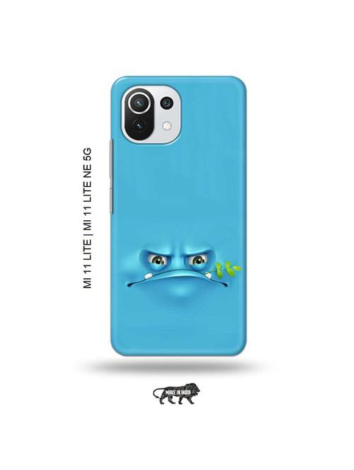 angry face back cover compatible with mi 11 lite, xiaomi 11 lite ne 5g - 19034814 - Very Small Image - 1