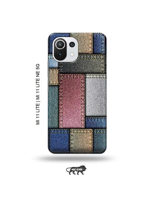 denim back cover compatible with mi 11 lite, xiaomi 11 lite ne 5g - 19034896 - Very Small Image - 1