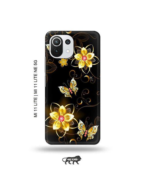 flowers back cover compatible with mi 11 lite, xiaomi 11 lite ne 5g - 19034933 - Very Small Image - 1
