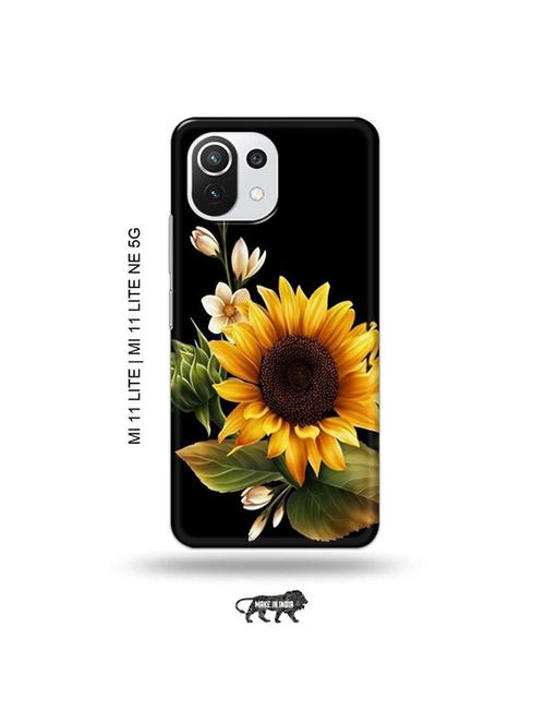 flowers back cover compatible with mi 11 lite, xiaomi 11 lite ne 5g - 19034957 - Very Small Image - 1