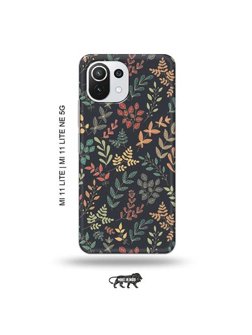 flowers back cover compatible with mi 11 lite, xiaomi 11 lite ne 5g - 19034959 - Very Small Image - 1