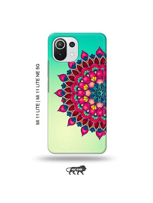 flowers back cover compatible with mi 11 lite, xiaomi 11 lite ne 5g - 19034970 - Very Small Image - 1