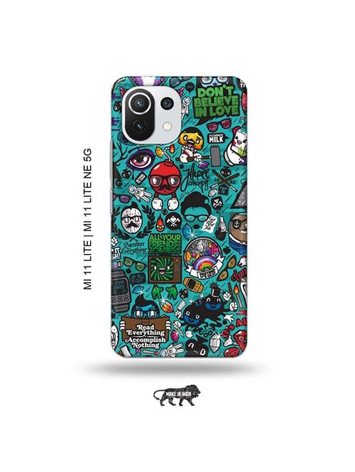 zombies dope back cover compatible with mi 11 lite, xiaomi 11 lite ne 5g - 19034975 - Very Small Image - 1