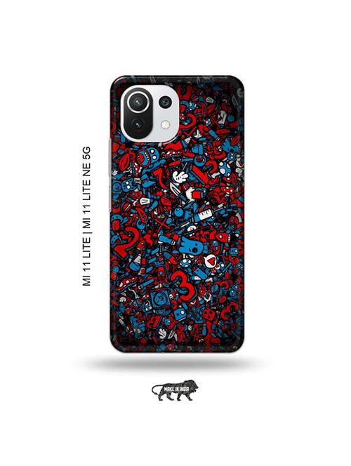 alien dope back cover compatible with mi 11 lite, xiaomi 11 lite ne 5g - 19034977 - Very Small Image - 1