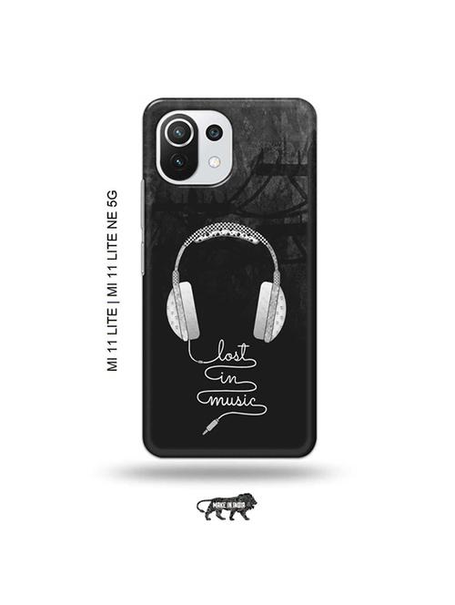 lost in music back cover compatible with mi 11 lite, xiaomi 11 lite ne 5g - 19034992 - Very Small Image - 1