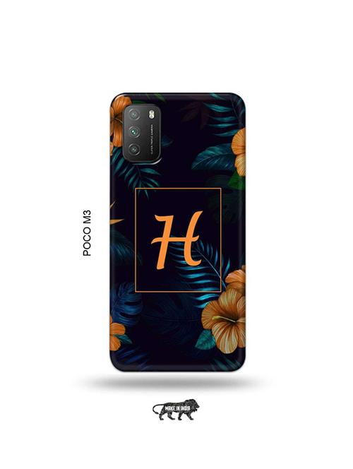 floral h back cover compatible with poco m3 - 19035085 - Very Small Image - 1
