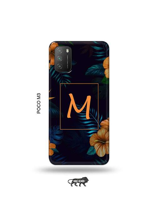 floral m back cover compatible with poco m3 - 19035090 - Very Small Image - 1