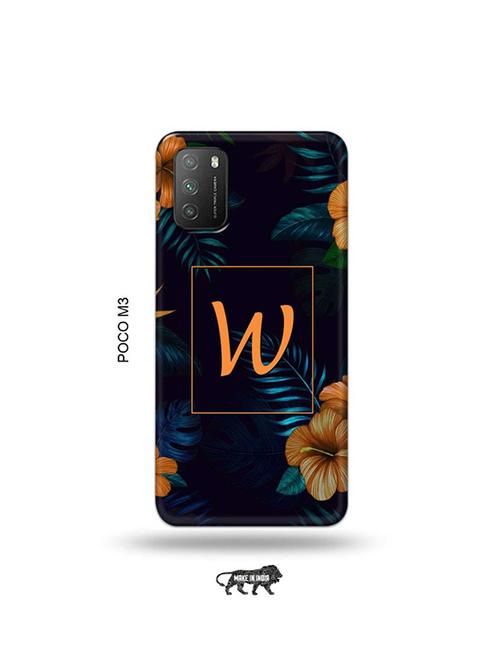floral w back cover compatible with poco m3 - 19035100 - Very Small Image - 1