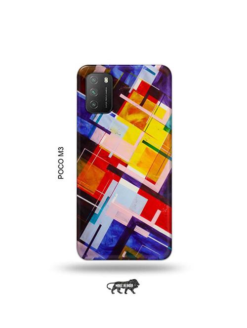 abstract back cover compatible with poco m3 - 19035144 - Very Small Image - 1