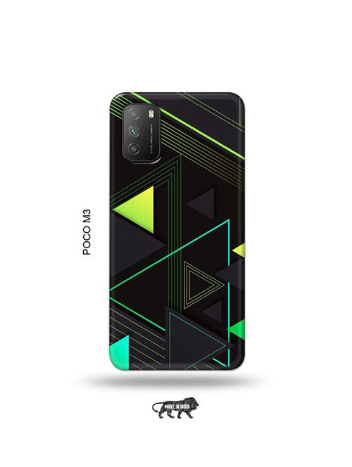 triangular design back cover compatible with poco m3 - 19035149 - Very Small Image - 1
