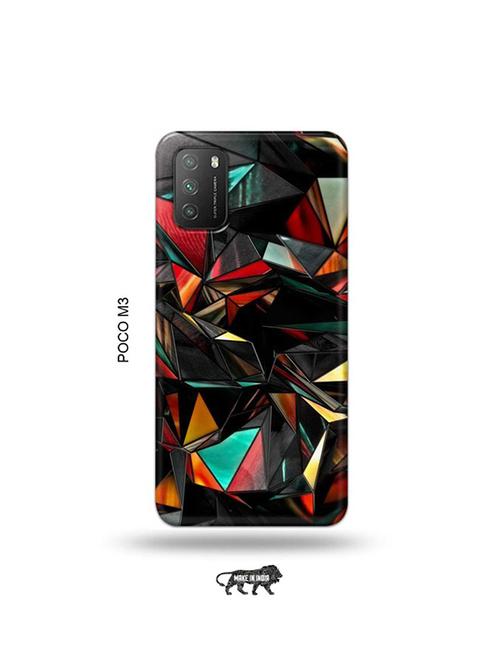 hex glasses back cover compatible with poco m3 - 19035151 - Very Small Image - 1